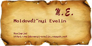 Moldoványi Evelin névjegykártya